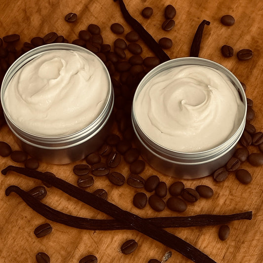 Whipped Tallow infused with Coffee & Vanilla Beans